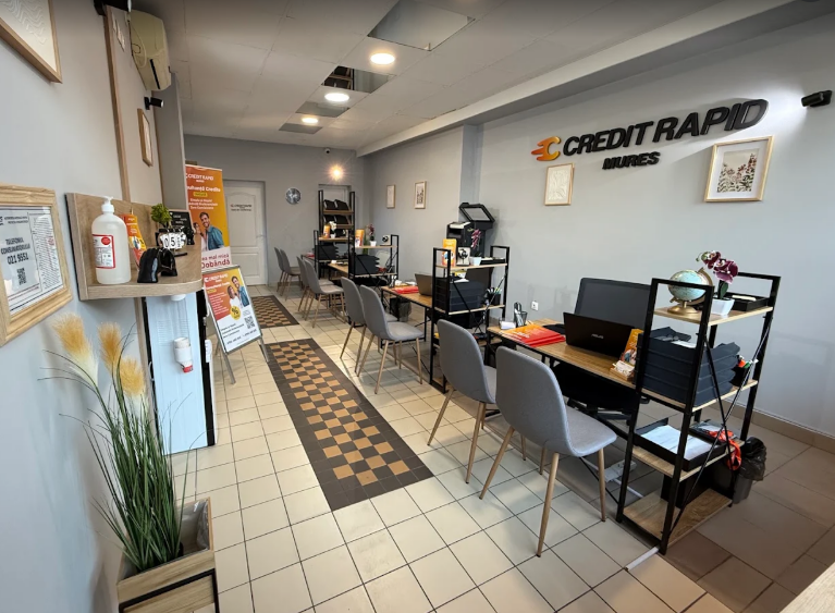 Interior sediu Credit Rapid Mureș